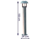 Vloerlamp Heimdal - Zilvergrijs - thumbnail