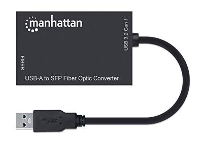 MANHATTAN USB-A naar SFP glasvezelconverter TER 5 GBPS Gigabit open/SFP/slot