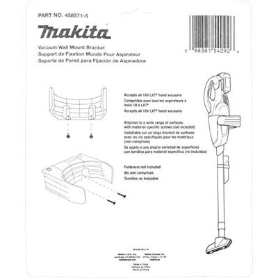 Makita Accessoires muurbevestiging stofzuiger - 458571-5 - 458571-5 Makita Accessoires muurbevestiging stofzuiger - 458571-5 - 458571-5