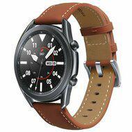 Premium Leather bandje - Bruin - Samsung Galaxy Watch 6 Classic - 47mm & 43mm - thumbnail
