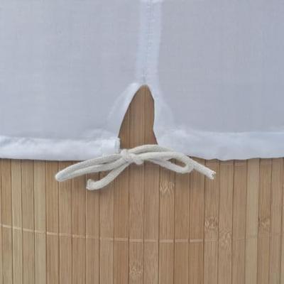 VidaXL Wasmand ovaal bamboe natuurlijk VidaXL Wasmand ovaal bamboe natuurlijk