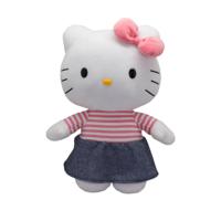 Knuffel - GPTOYS - HELLO KITTY - HKT131 - Denim jurkmodel - 30 cm - Vanaf 3 jaar - thumbnail