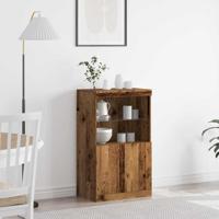 Dressoir Bruin 60 x 37 x 100 cm Bewerkt hout - thumbnail
