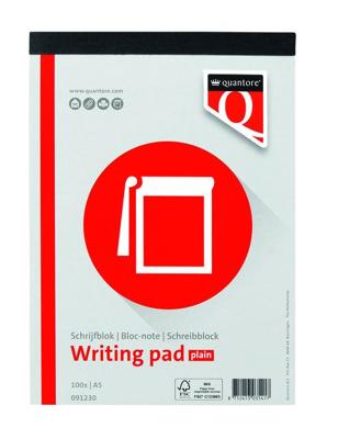 Schrijfblok Quantore A5 blanco Schrijfblok Quantore A5 blanco