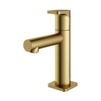 Fonteinkraan Hotbath Gal 14.8 cm Geborsteld Messing PVD - thumbnail