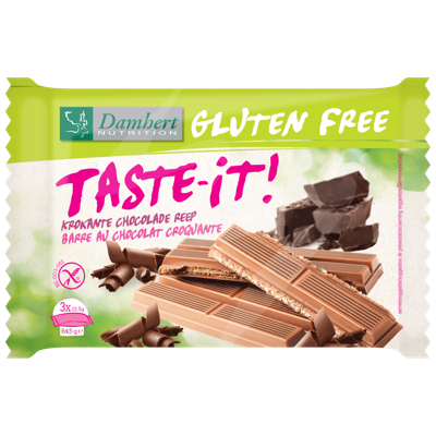 Damhert Taste-it Krokante Chocoladereep Damhert Taste-it Krokante Chocoladereep