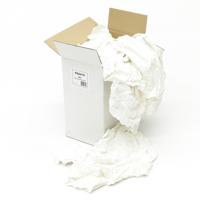 Poetslappen witte laken doos 10 kg - thumbnail