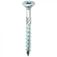 Woodies Ultimate Spaanplaatschroef Torx 3,5x30/18 platverz. kop T15 verzinkt deeldraad 200st. - thumbnail