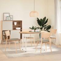 Haarspeld tafelpoten 4 st 72 cm massief staal wit - thumbnail