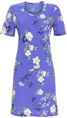 Gebloemd blauw nachthemd Ringella Gebloemd blauw nachthemd Ringella