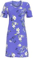 Gebloemd blauw nachthemd Ringella - thumbnail