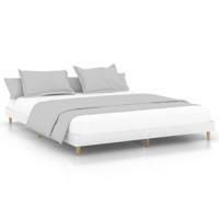 Bedframe LED massief hout wit 120x200 cm - thumbnail