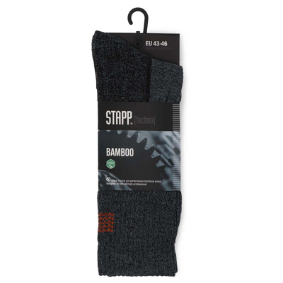 Stapp techno bamboo sok 28400 donkergrijs/oranje | 6556 donkergrijs/oranje | maat 38 - 00.134.007.35 Stapp techno bamboo sok 28400 donkergrijs/oranje | 6556 donkergrijs/oranje | maat 38 - 00.134.007.35