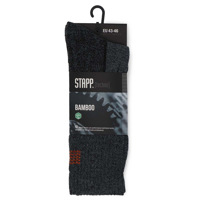 Stapp techno bamboo sok 28400 donkergrijs/oranje | 6556 donkergrijs/oranje | maat 38 - 00.134.007.35 - thumbnail