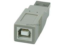 Monoprice USB 2.0 A/USB 2.0 B, M/F grijs - thumbnail