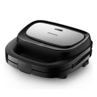 Philips HD2350/80 5000 Series Tosti-IJzer Zwart/Zilver - thumbnail