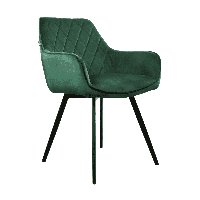 Kick eetkamerstoel Karl Velvet - Donkergroen - thumbnail