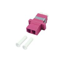 Intronics Fiber optic LC-LC duplex adapter OM4 - thumbnail