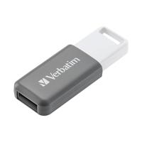 Verbatim V DataBar USB 2.0 Drive USB-stick 128 GB Grijs 49456 USB-A 2.0 - thumbnail