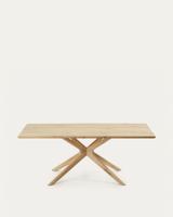 Kave Home Eettafel 'Armande' 200 x 100cm, kleur Licht Eiken - thumbnail