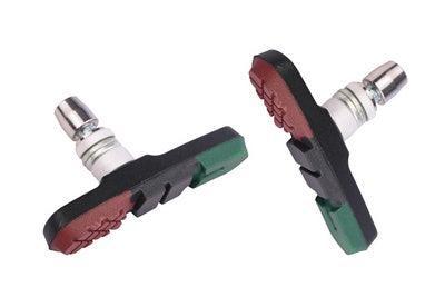 Qtcycletech qt remblokkenset v-brake inbus 72mm 3 kleur 4 stuks op kaart