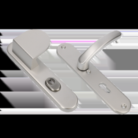 AMI Veiligheidsbeslag 250/50/15 Kt72 Deurdikte 90/83 Re - 378 Rotaveer Profielcilinder 72 F1 Deurdikte 38/42 Mm - 656621 - thumbnail