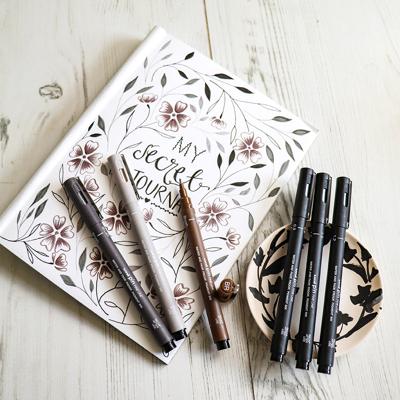 Uni Pin fineliner, ronde punt, 1,0 mm, zwart