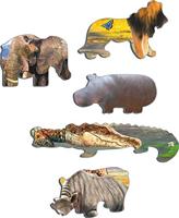 Selecta Larsen legpuzzel dieren - afrikaanse savanne, 43st. - thumbnail
