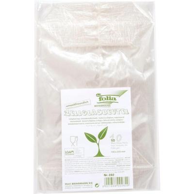 Cellofaanzak folia 145x235mm 10 stuks transparant