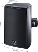 Magnat: Symbol X 160 - Boekenplank speakers In/outdoor - Zwart - thumbnail