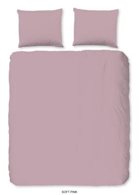 Good Morning Dekbedovertrek "uni dessin" - Roze - (140x200/220 cm) - Katoen Good Morning Dekbedovertrek "uni dessin" - Roze - (140x200/220 cm) - Katoen