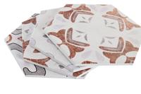 Onderzetters DKD Home Decor 10,8 x 10,8 x 0,7 cm - thumbnail