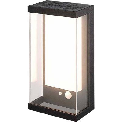 V-TAC VT-1193-B Solar Wandlamp - IP54 - Zwarte behuizing - 95 Lumen - 3000K