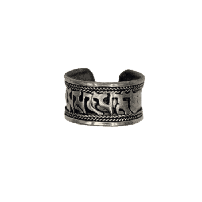 Ring Tibet Witmetaal