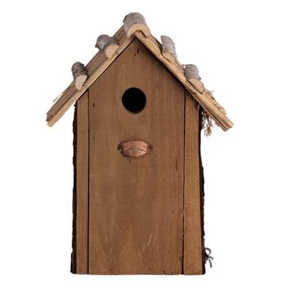 Koolmees nestkastje rieten dak / Esschert Design Koolmees nestkastje rieten dak / Esschert Design