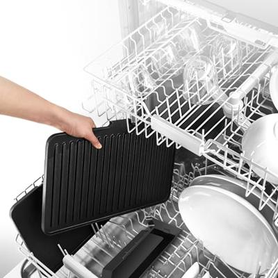 Multifunctionele grill - BRAUN - Multi Grill 7 - 2000 W - 3 verwarmingsstanden - Zwart/Staal - thumbnail