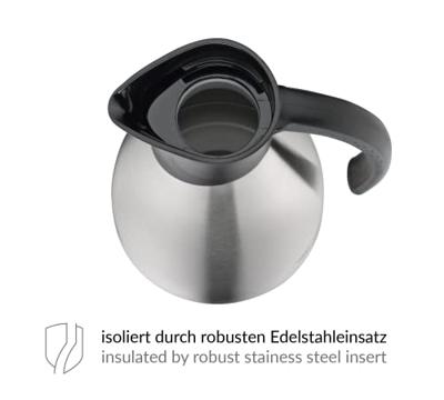 alfi Bono Thermoskan RVS, Zwart 1 l 787205100