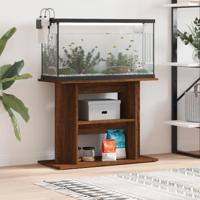 VidaXL Aquariumstandaard 80x35x60 cm bewerkt hout bruin eikenkleur - thumbnail