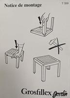 Bijzettafel Grosfillex Wit Hars Plastic 40 x 40 x 35 cm - thumbnail