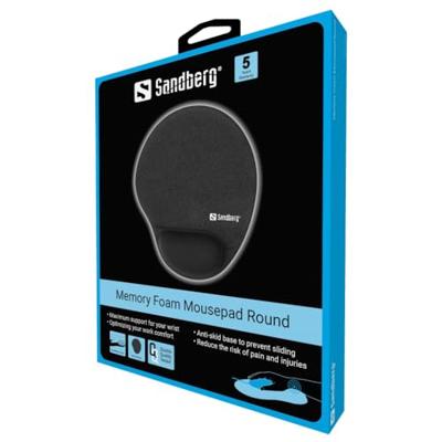 Sandberg 520-37 muismat Zwart