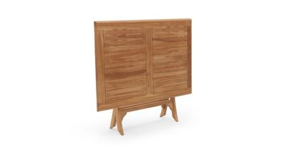 Teak inklaptafel Suffolk Teak L80 x B80 x H74 cm Buitengewoon de Boet - Buitengewoon de boet
