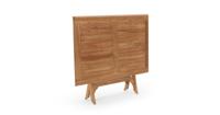 Teak inklaptafel Suffolk Teak L80 x B80 x H74 cm Buitengewoon de Boet - Buitengewoon de boet - thumbnail