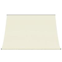 VidaXL Luifel uittrekbaar 250x150 cm stof en staal crèmekleurig - thumbnail