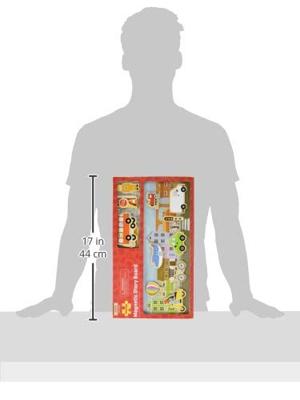 Bigjigs houten magneetset stad, 16dlg.