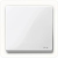 Merten 432019 Wisselschakelaar Afdekking System M Polar-wit 1 stuk(s) - thumbnail