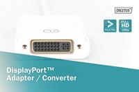 Mini DisplayPort naar DVI-Adapter Digitus AK-340406-001-W Wit Zwart - thumbnail