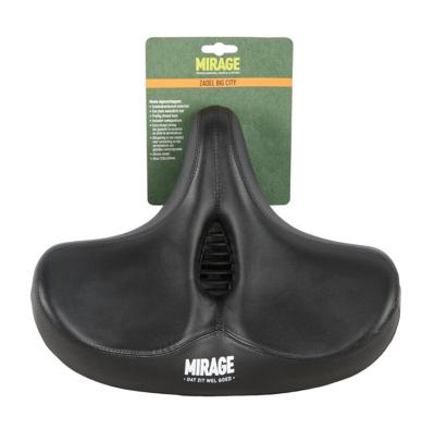 Mirage zadel Big City tour comfort met vering zwart