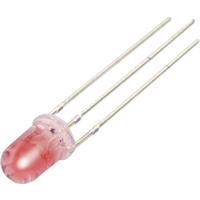 TRU COMPONENTS YBR-50FRW01-A Bedrade LED Rood, Wit Rond 5 mm 1910 mcd, 1600 mcd 43 °, 28 ° 20 mA, 20 mA 2 V, 3.3 V - thumbnail
