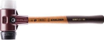 Halder SIMPLEX 3027 Hamer met verwisselbare doppen rubber/superplastic 490x175x80mm - 3027.080