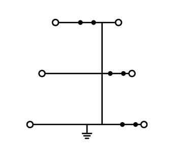 WAGO 870-557 Aardklem 3-etages 5 mm Spanveer Toewijzing: Terre Groen, Geel 50 stuk(s)